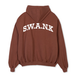 1.3 S.W.A.N.K STAFF Vintage Brown Oversized Hoodie