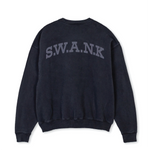 1.1 S.W.A.N.K Vintage Black Oversized Crewneck Sweater