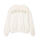 1.1 S.W.A.N.K Vintage White Oversized Crewneck Sweater