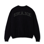 1.4 S.W.A.N.K Black Oversized Crewneck Sweater