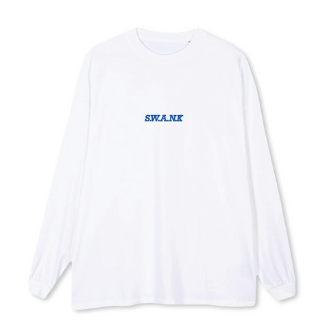 1.1 S.W.A.N.K STAFF Oversized L/S T-shirt - White