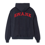 1.1 S.W.A.N.K Vintage Black Oversized Zipped Hoodie