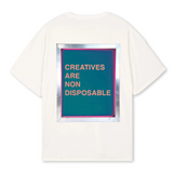 1. S.W.A.N.K x Long Season 'Creatives Are Non Disposable' T-shirt