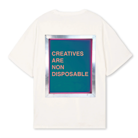 1. S.W.A.N.K x Long Season 'Creatives Are Non Disposable' T-shirt