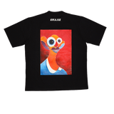 1. S.W.A.N.K x NJABULO HLOPHE STAPLE T-SHIRT - BLACK
