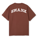 1. S.W.A.N.K Oversized T-shirt - STAFF Vintage Brown