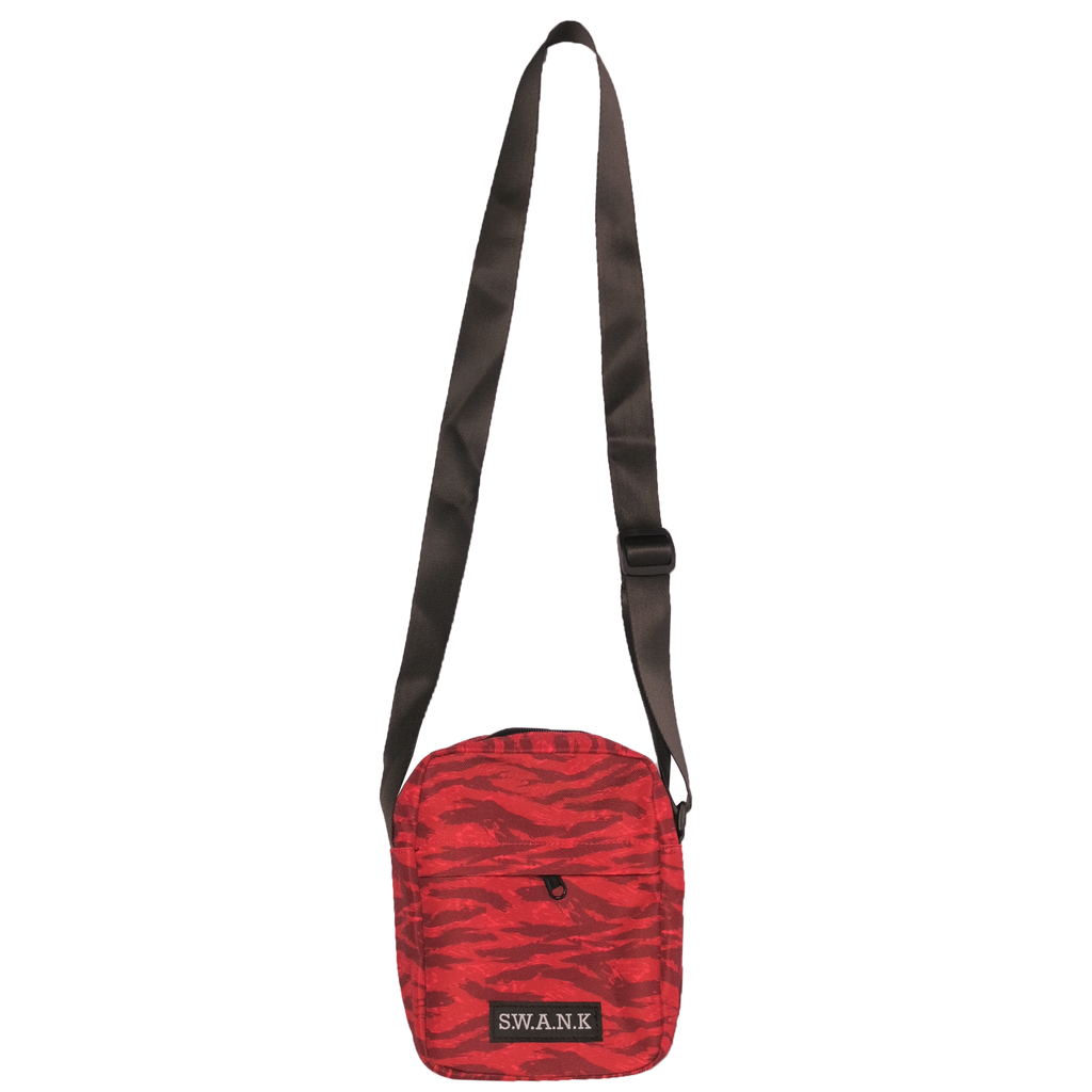 1.4 S.W.A.N.K Red Tiger Camo Satchel Pack Bag